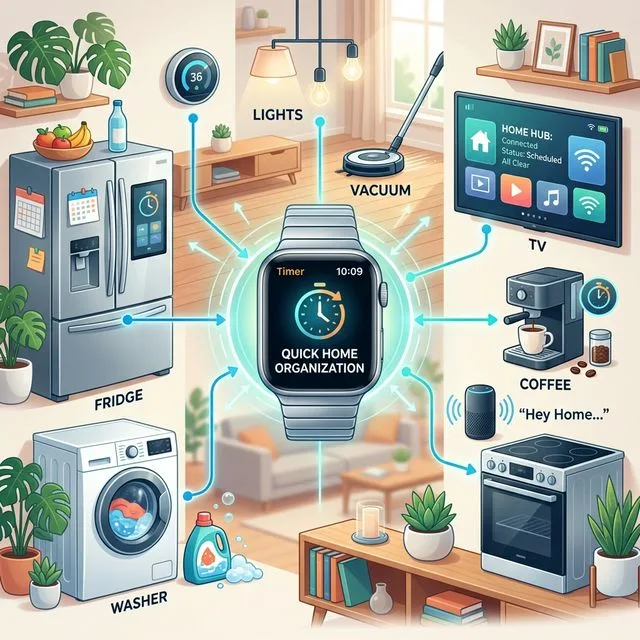 Smart appliances connected and organized
